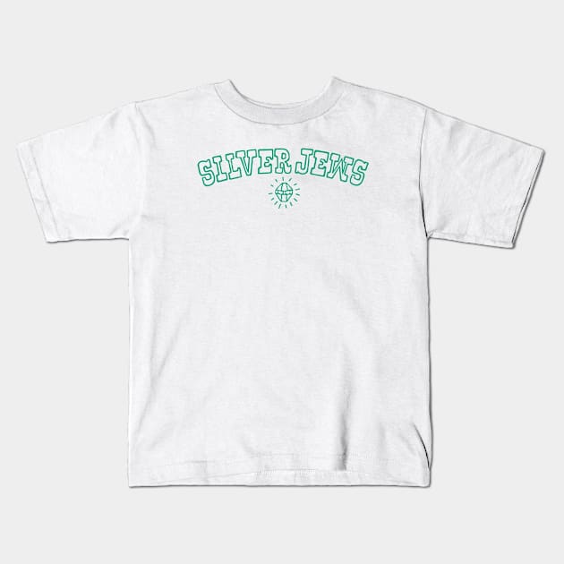 Silver Jews (green) Kids T-Shirt by Joada